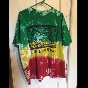 Rasta Dyed Lion King Shirt